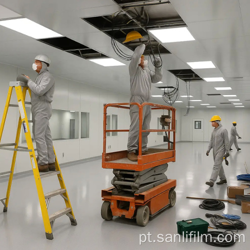 Tapete pegajoso para sala limpa